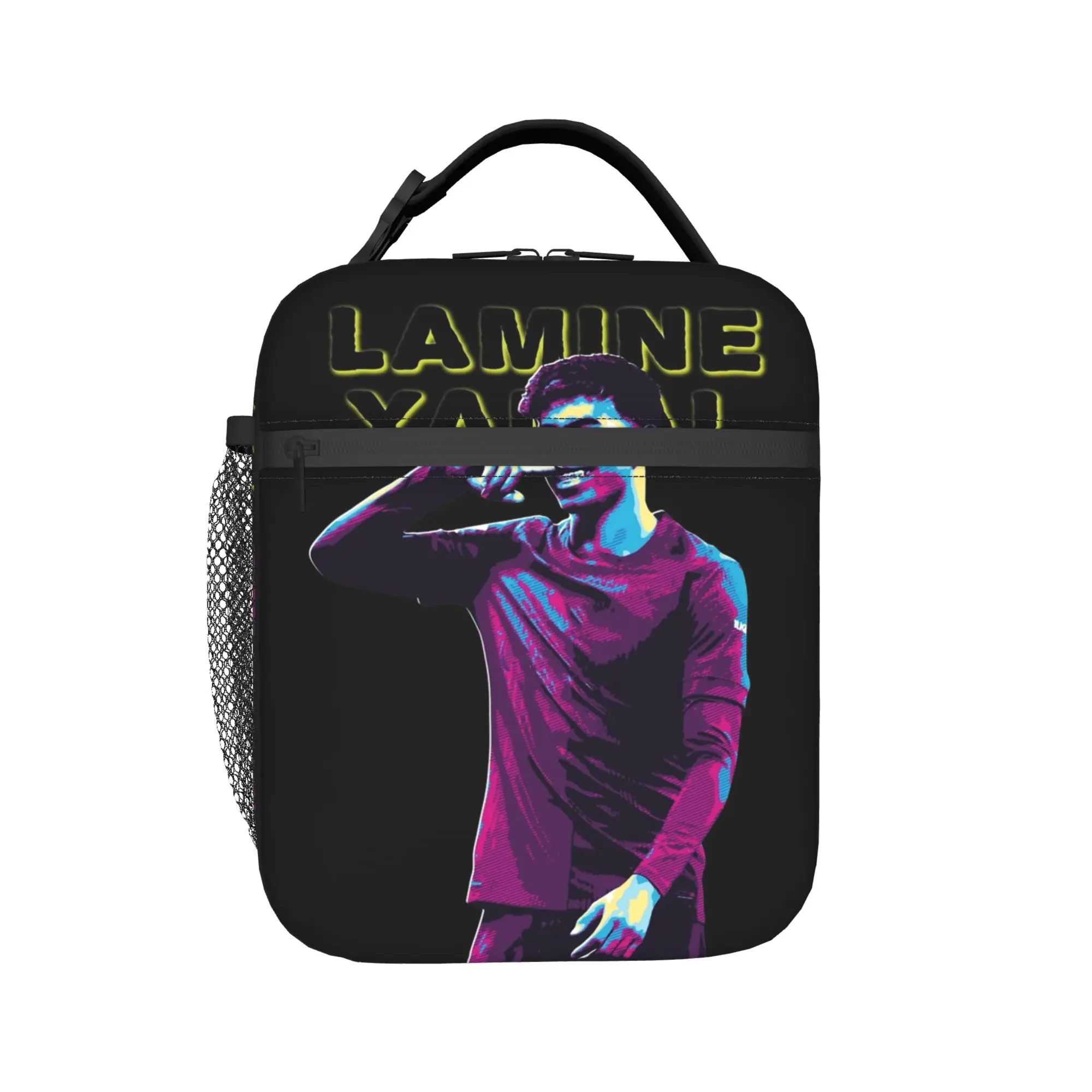 Lamine Y-Yamal Insulated Lunch Bags High Capacity  Soccer Meal Container Cooler Bag Tote Lunch Box Office  Travel Bento Pouch