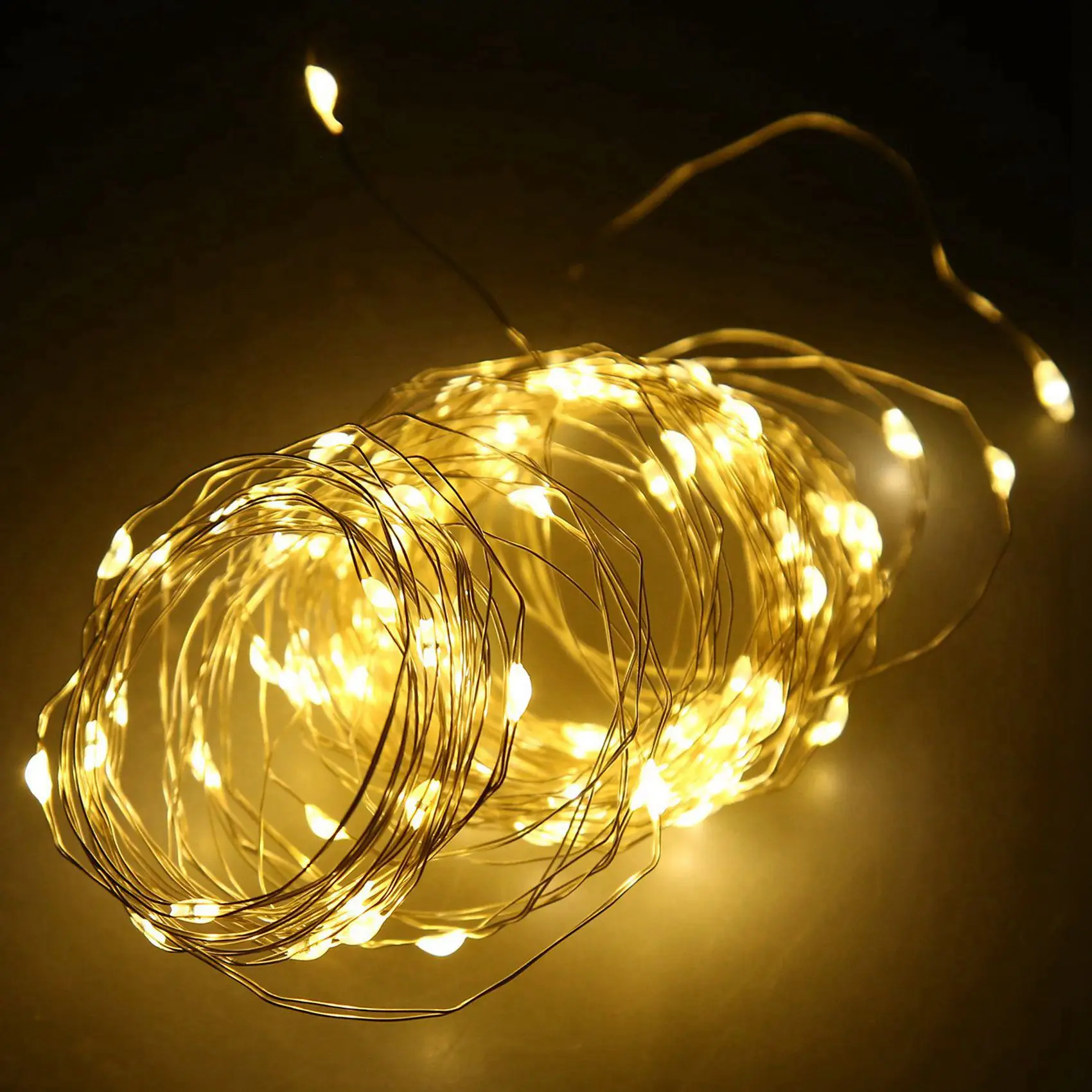 

ABUP-3X Солнечные гирлянды, 10M 100LED уличные гирлянды, водонепроницаемые декоративные гирлянды для патио, сада