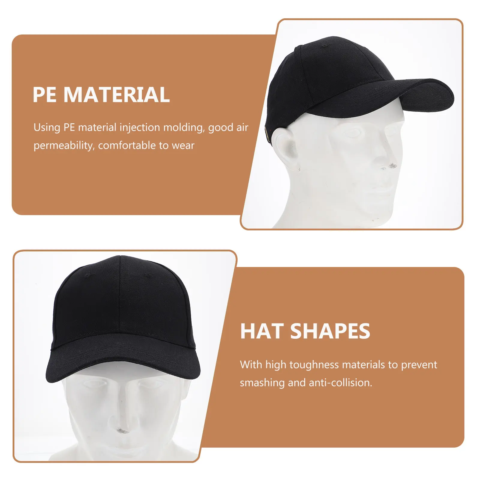 Unisex Bump Cap Safety Liner Hard Hat Inner Liner for Mechanical Processing Industrial Manufacturing Maintenance Welding