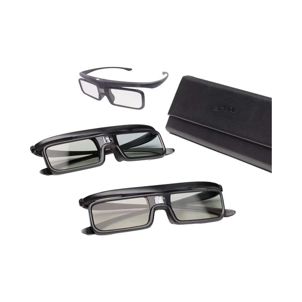 AWOL VISION DLP Link 3D перезаряжаемые очки с активным затвором, совместимые с LTV-3000 Pro LTV-3500 Pro Vanish TV, 2 упаковки VR-аппаратов