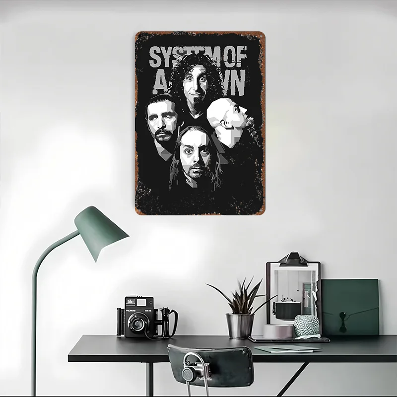 نظام ملصق معدني سفلي من القصدير ملحقات البار لعناصر الديكور المنزلي علامة معدنية مخصصة لعصا الديكور الفني على الحائط ديكو #4