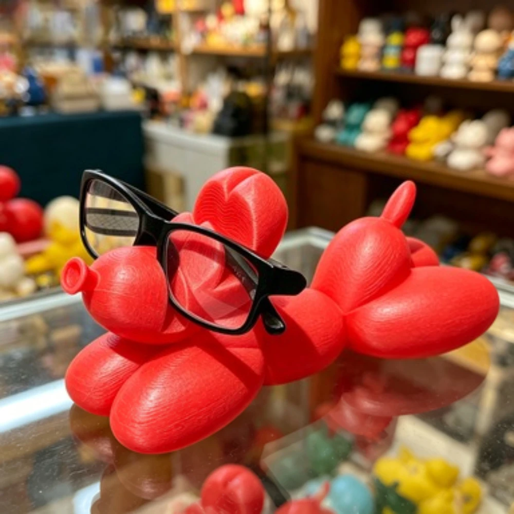 Cute Cute Balloon Dog Eyeglass Holder Figurine Modern Art Desktop Decor Puppy Glasses Stand Ornament for Home Office Desk Decor Gifts - Aliexpress Deal