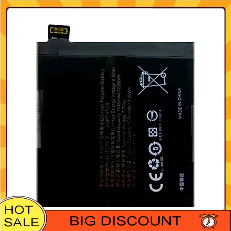 

BLP675 Durable Mobile Phone Battery For Oppo Find X 256G 512G Premium Replacement 3400Mah