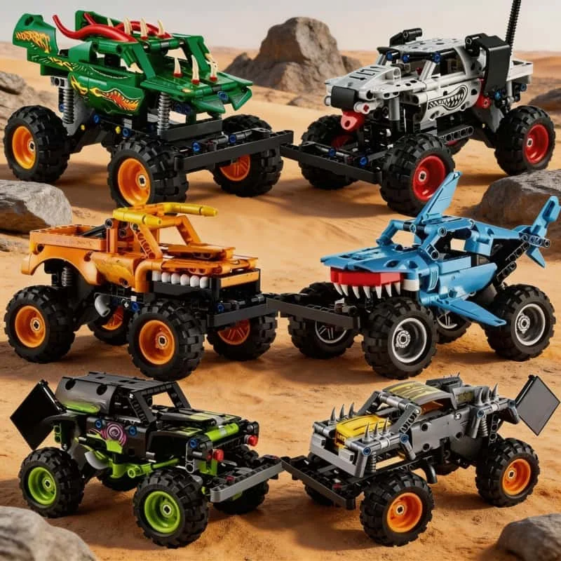 

2026 popular combat vehicle creative off-road model building blocks holiday gifts gifts for men and women