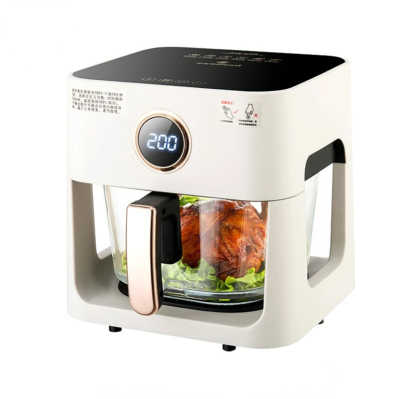 5L Air Fryer Smart Home  Electric Fryer Oil-free Multifunctional Chip Oven Air Fryer Oven Visual Touch Screen  Deep Fryer electric hot air fryer oven oil free cooker 1225w 3 liters smart cooking programs compact oilless small oven fit for 2 3 people