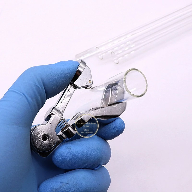 Laboratory Zinc Alloy Glass Test Tube Cutter Glass Rod Cutter with Carbide Roller Blade