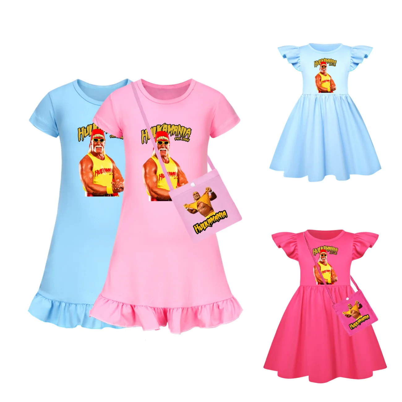 

Одежда для сна для девочек Hulk Hogan Game, платья для девочек, домашнее платье, одежда на день рождения для больших девочек, детское платье с рюшами, одежда для сна4919