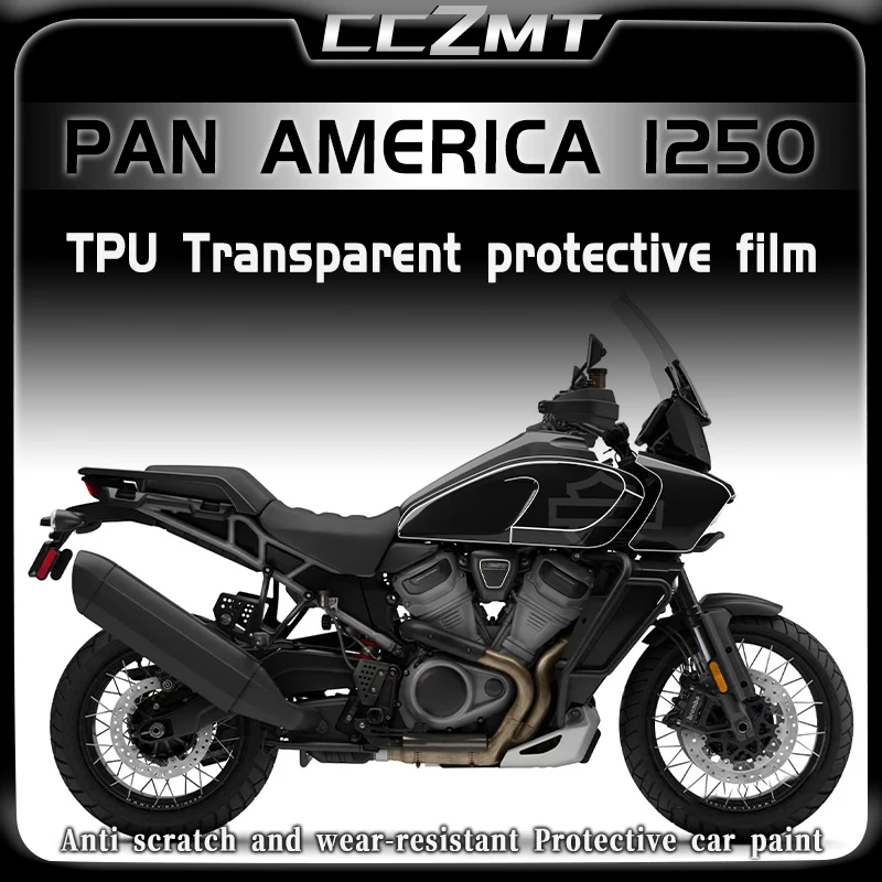 For Harley Davidson Pan American 1250ADV invisible car wrap film TPU transparent protective film paint surface accessories