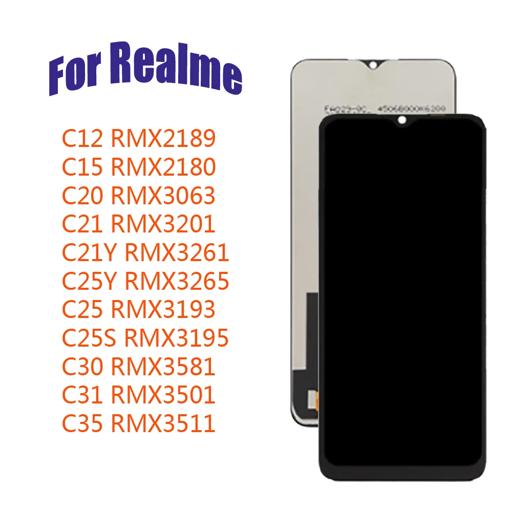 

ЖК-дисплей для Oppo Realme C12 C15 C20 C21 C21Y C25Y C25S C30 C31 C35