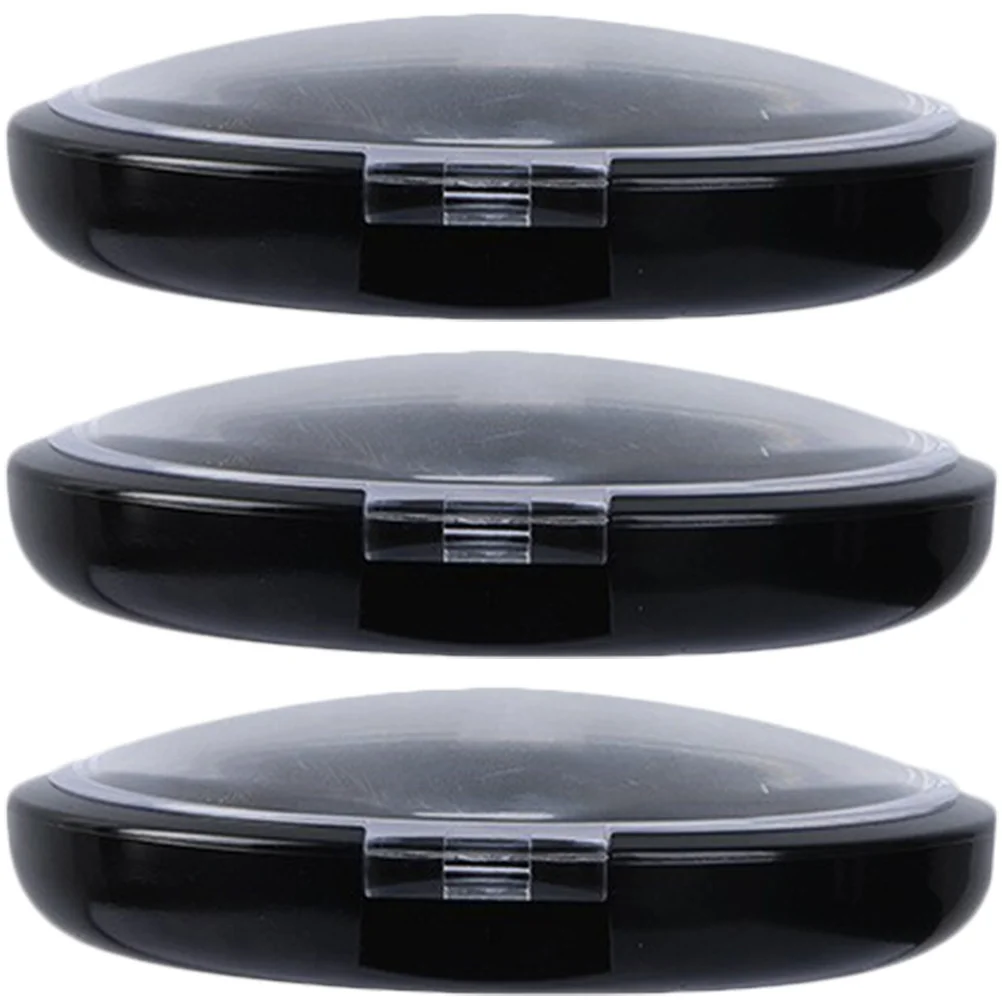 

3Pcs Nail Pieces Box Large Capacity Transparent Lid Fake Nail Organizer Storage Case for Salon Tools Display Fake