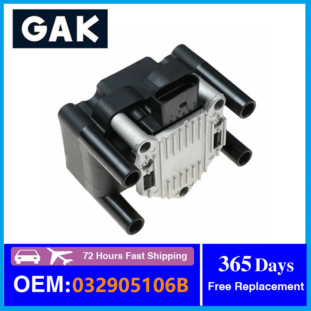 

Ignition Coil for VW Jetta Beetle Golf for Audi A4 A3 for Skoda for Seat 032905106D 032905106E 032905106F 032905106B 032905106