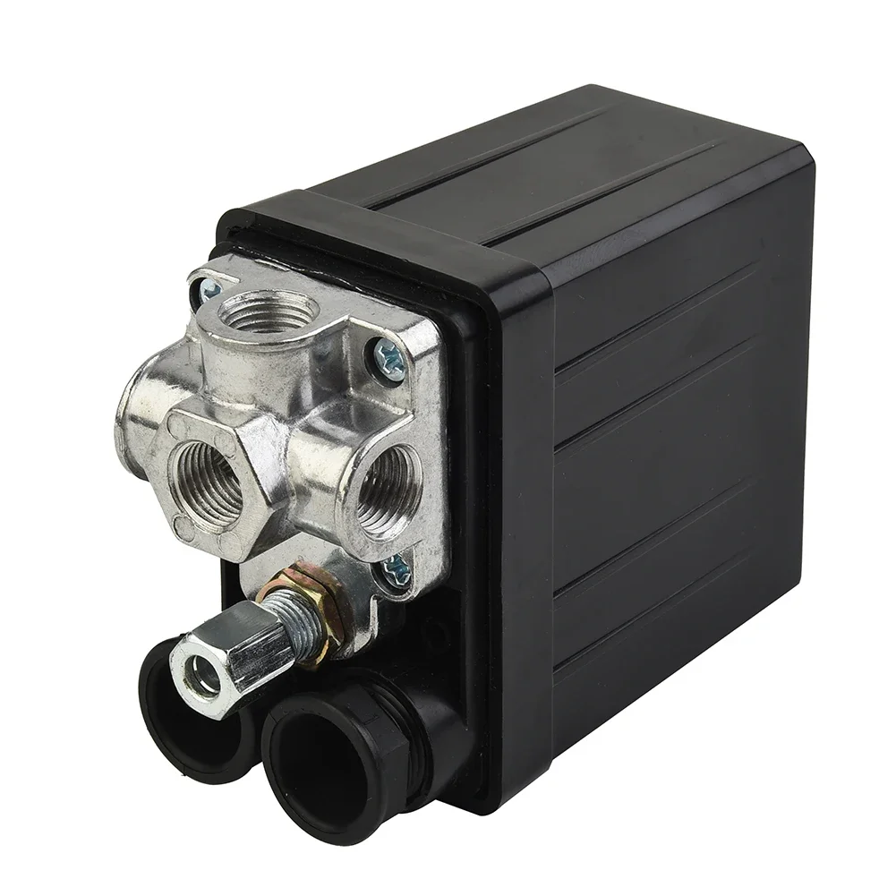 175psi 4 Port Air Compressor Pressure Switch Manifold Regulator + Safety Valve Air Compressor Switch Blanking Plugs Parts