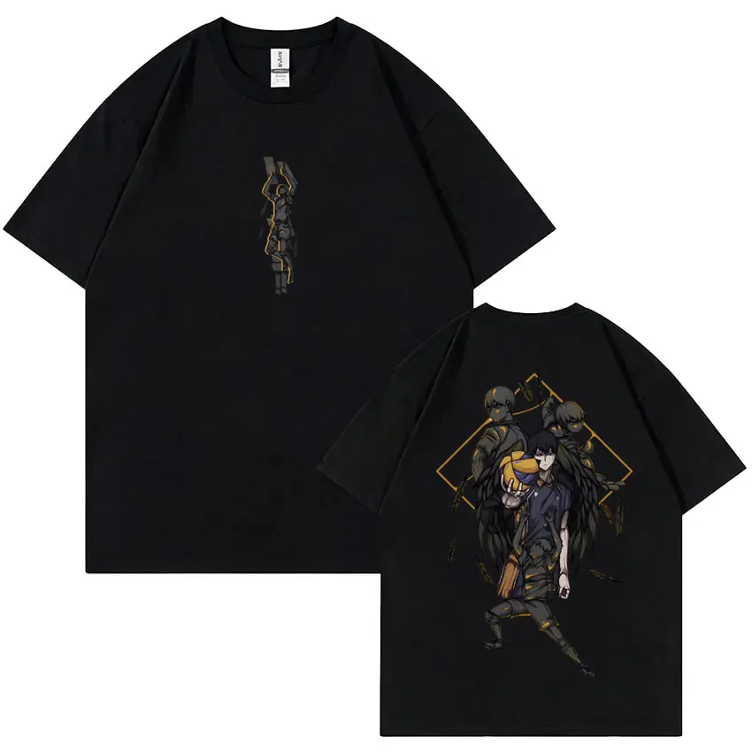 Anime Haikyuu Tobio Kageyama Graphic T-shirt Men Fashion Manga Oversized T Shirt Men's Casual Vintage Short Sleeve T-shirts Tops