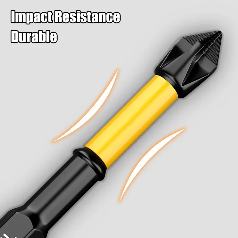 Anti-Slip and Shock-Proof Bits Screwdriver Bits High Hardness Strong Magnetic 25/50/65/70/90/150mm Ph2 Screwdriver Set