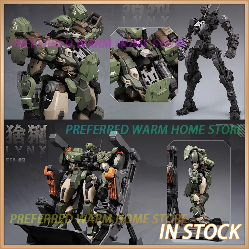 

In stock MingjiangZhuan BLUE WHALE REA-03 L.Y.N.X Eurasian Lynx Assembly Movable Model Toys Collection Lynx lynx