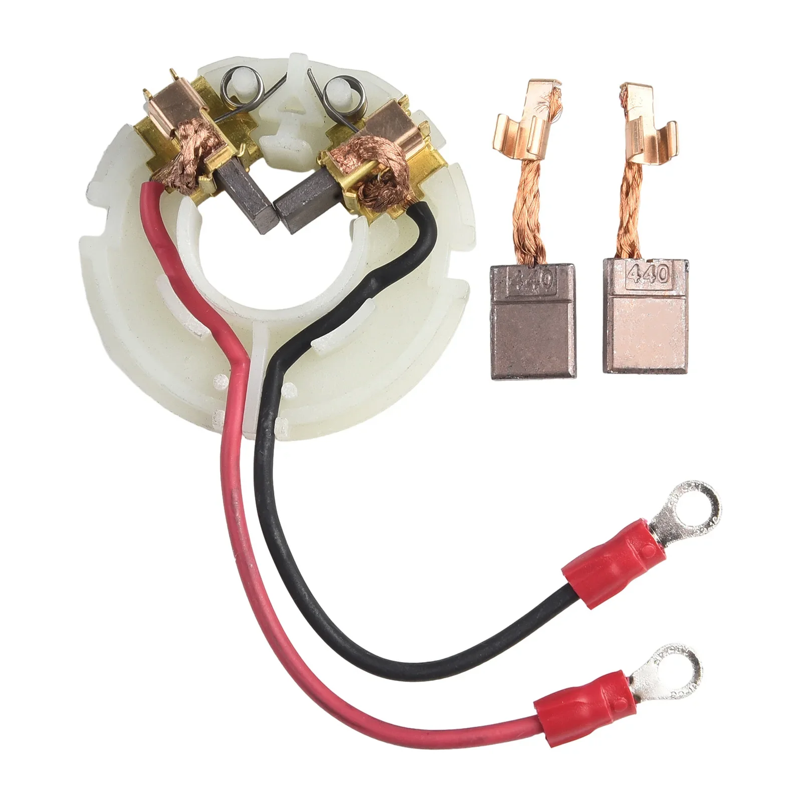 

Armature Brush Holder & Carbon Brushes CB440 DHP458 BHP458 BDF458, Materials, Suitable for DF458D DHP458 BDF458, Complete Set