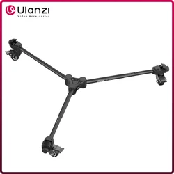 Ulanzi AT-02 Aluminum Alloy Portable Tripod Dolly Extendable Folding Wheels Slider Tripod Dolly Base Stand For Ulanzi AT-01 TT51