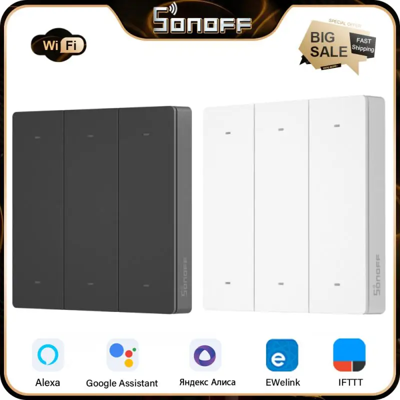 Sonoff Switch man R5 Szene Controller 6-Tasten-Smart-Home-Ewelink-Automatisierungskits mit freier Verkabelung funktionieren sonoff m5/minir3-Switch esp32