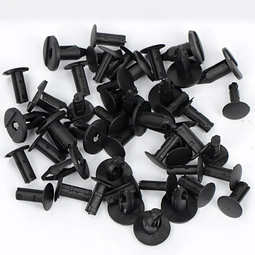 Retainer 10Pcs 10x Plastic Push In Fastener Car Rivets 9 Mm Auto Bumper Remover Car Body Fender Parts Accessories