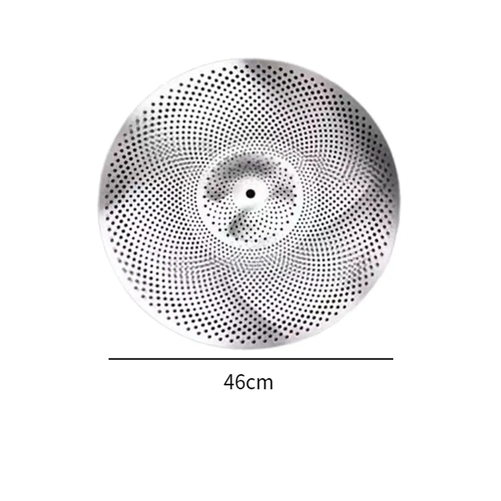 Low Volume Cymbal Drum Cymbal ทนทานสําหรับ Drmmer Practice,กลองอุปกรณ์เสริม,น้ําหนักเบา Mute Cymbal Quiet Cymbal สําหรับผู้เริ่มต้น