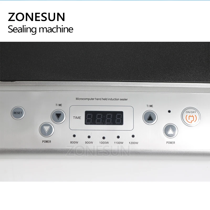 ZONESUN GLF-500L Microcomputer Hand Held Electromagnetic Induction Aluminum Foil Cap Sealing Machine Continuous Induction Sealer