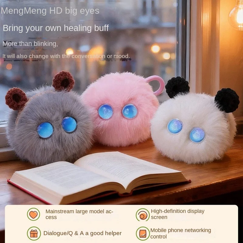 AI Dialogue Toy Fu Emotional Companionship Intelligent Robot Learning Plush Toy Children's Puzzle Toy Cub Doll 2026 DropShipping