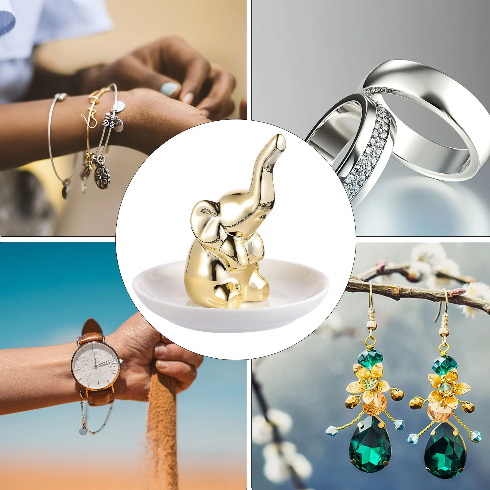 

Поднос для ювелирных изделий Ювелирная тарелка Поднос для ожерелья Керамическое блюдо для ювелирных изделий Керамический поднос для ювелирных изделий