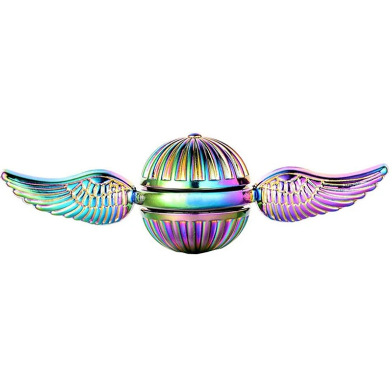 Fun Golden Snitch Cupid Fidget Spinner Antistress Hand Rotation Fidget Toys Angel Wings Hand Spinner For Kids Children Gifts