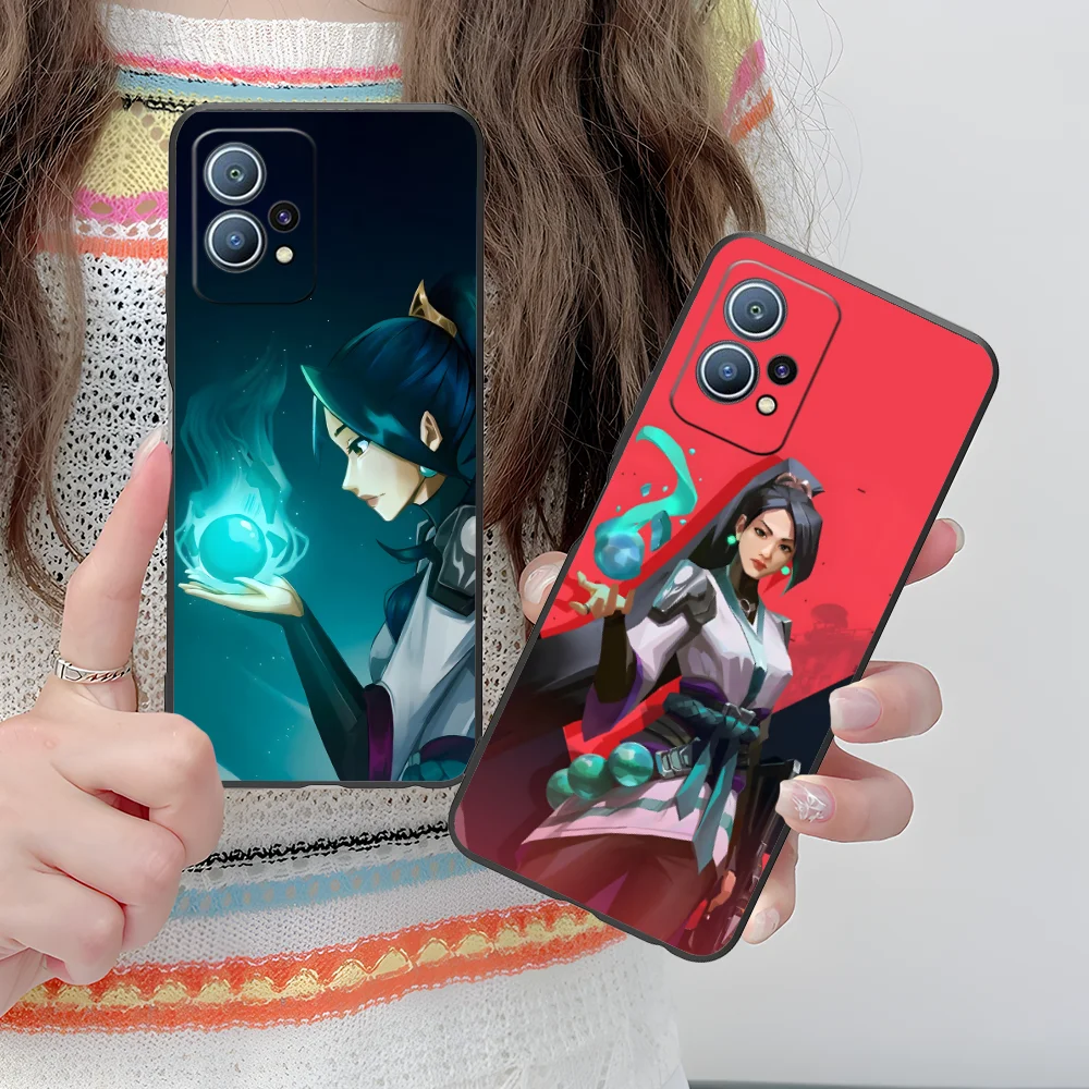 Valorant Sage Phone Case for Huawei P60 P50 P40 P30 P20 P10 P9 P8 Pro Lite Plus Black Cellphones Smartphone Cover