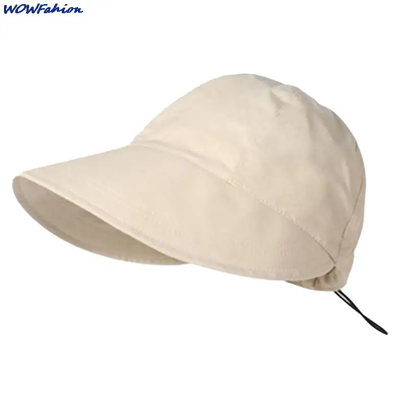 

Woman Cotton Summer Hemp Bucket Hat Sunscreen Cap Beach Outdoor Panama Gorro Foldable Sun Hat Breathable Headwear