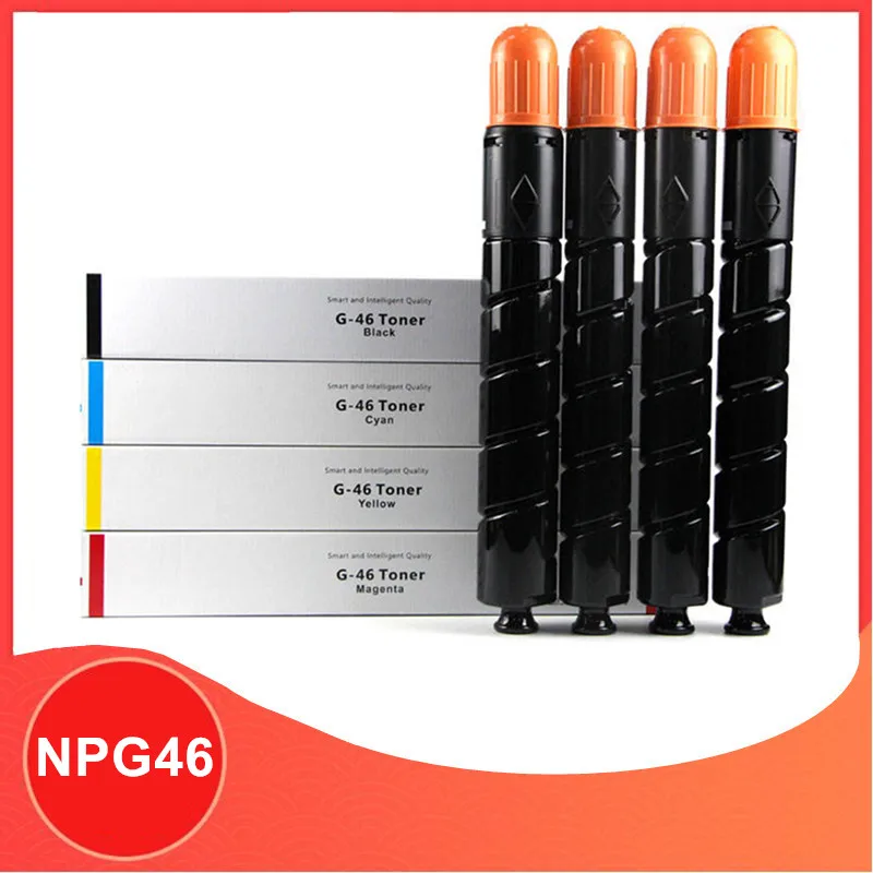 

4PCS/Set NPG46 NPG-46 G46 G-46 BK720g CMY430g Color Toner Cartridge For Canon ADV C5030 5035 5235 5240 5030 C5035 C5235 C5240