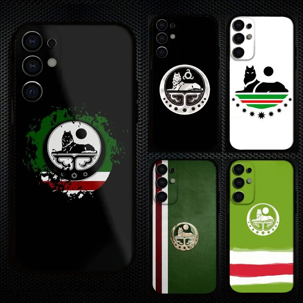 

Art Chechen Coat of Arms Phone Case For Samsung S25,S24,S21,S22,S23,S30,Ultra,S20,Plus,Fe,Lite,Note,10,9,5G Black Cover