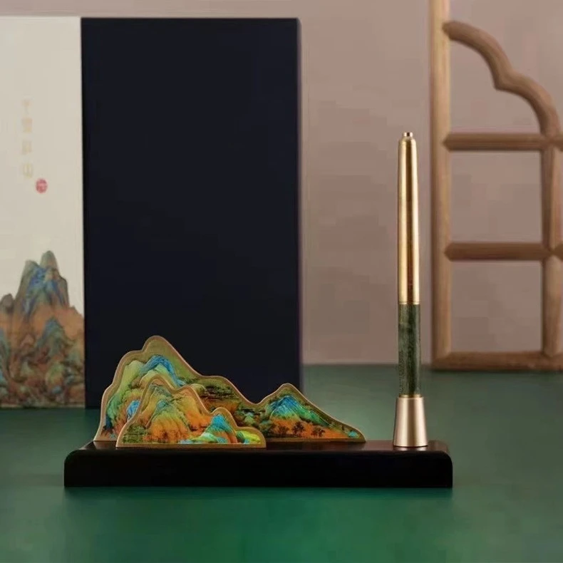 Business Gift Set Thousand Miles Jiangshan Notebook Gift Box Office