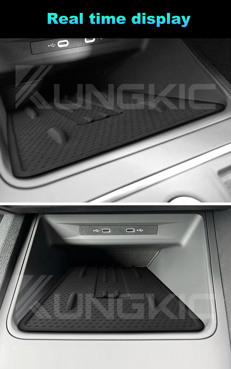 Schutzpolster für Sitz LEON/Cupra Leon/Cupra Formentor 2025 2026 2027 Auto Silikon Kabelloses Laden Innenraum Rutschfeste Zubehörteile – Detail 7