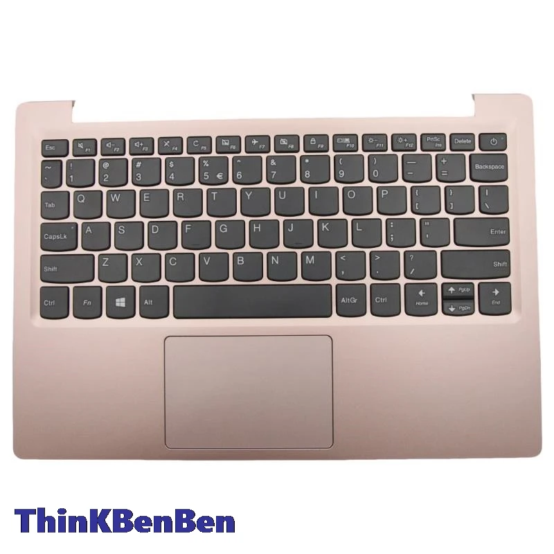 

US English Rose Pink Keyboard Upper Case Palmrest Shell Cover For Lenovo Ideapad S130 11 130S 11IGM 120S 11IAP 5CB0R61261