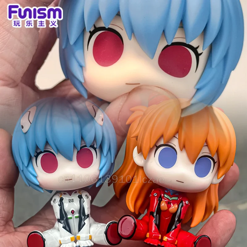 Original Funism Evangelion EVA Blind Box Ayanami Rei Spielzeug Asuka Mystery Box Anime Figur Q-Version Schreibtisch-Dekoration Geschenke