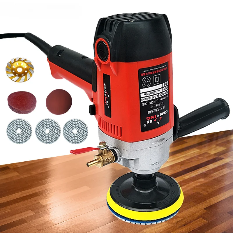 

900W Variable Speed Water Mill 220V Electric Polisher Variable Speed Grinding Machine Electric Stone Hand Wet Polisher