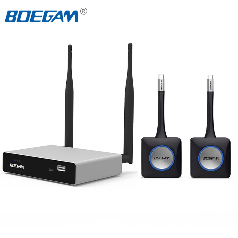 Boegam Brand Conference Collaboration Split Screen Sharing 4K Touch Display And Software Wireless Presentation System Devices