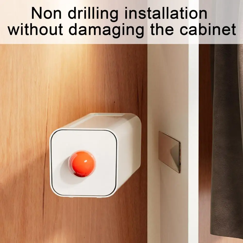 Wall-mounted Storage Bin Dustproof Wall Mount Socks Storage Box with Capacity Easy Installation Organizer Case for Wide