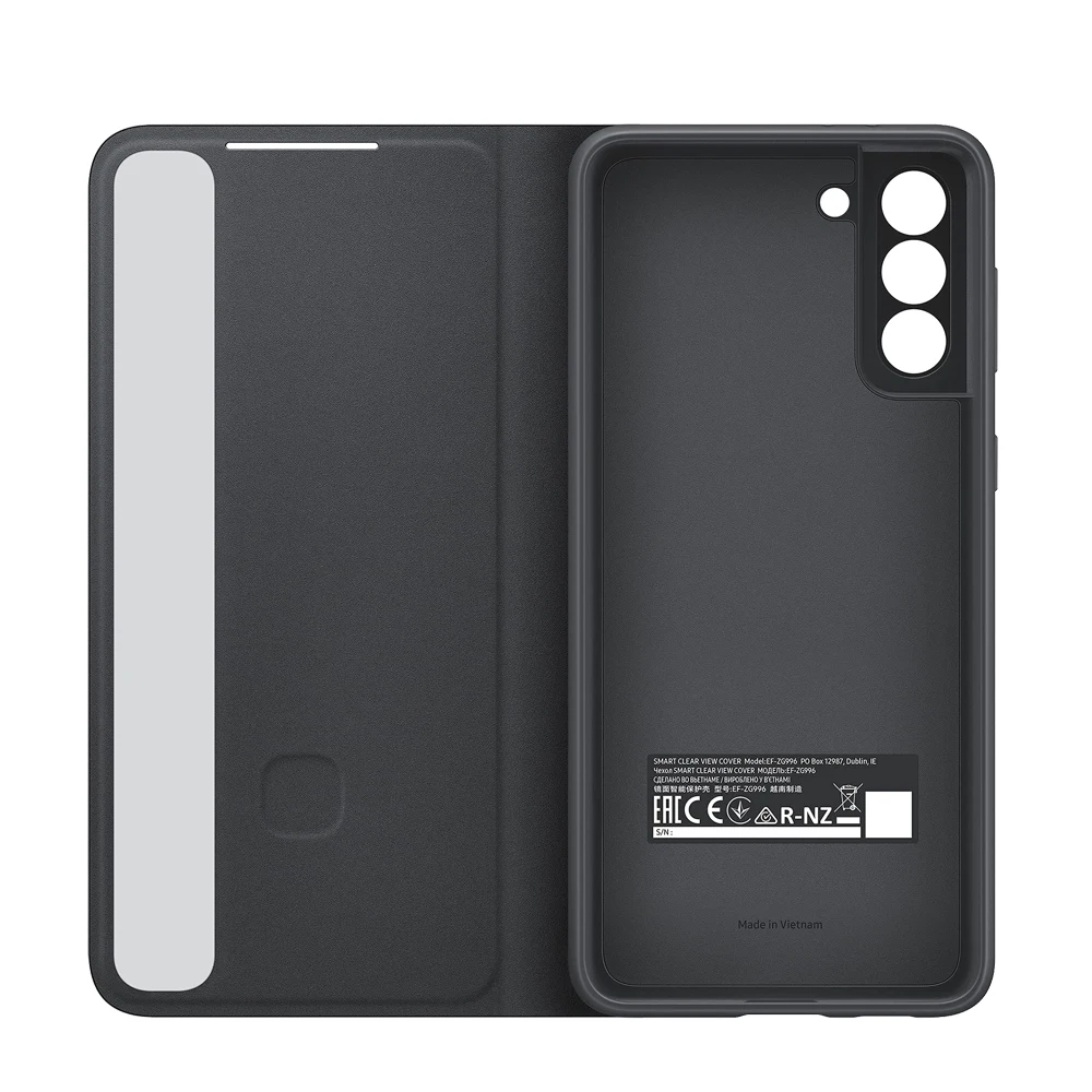 Original For Samsung Galaxy S21+ Mirror Cover Clear View Phone Case for Galaxy S21+ S21Plus S-View Flip Cover Intelligent Cases