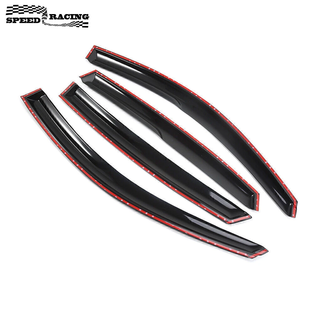 

For 2018-2022 Honda Accord JDM Mugen Style Tape-on Window Visor Vent Rain Guards