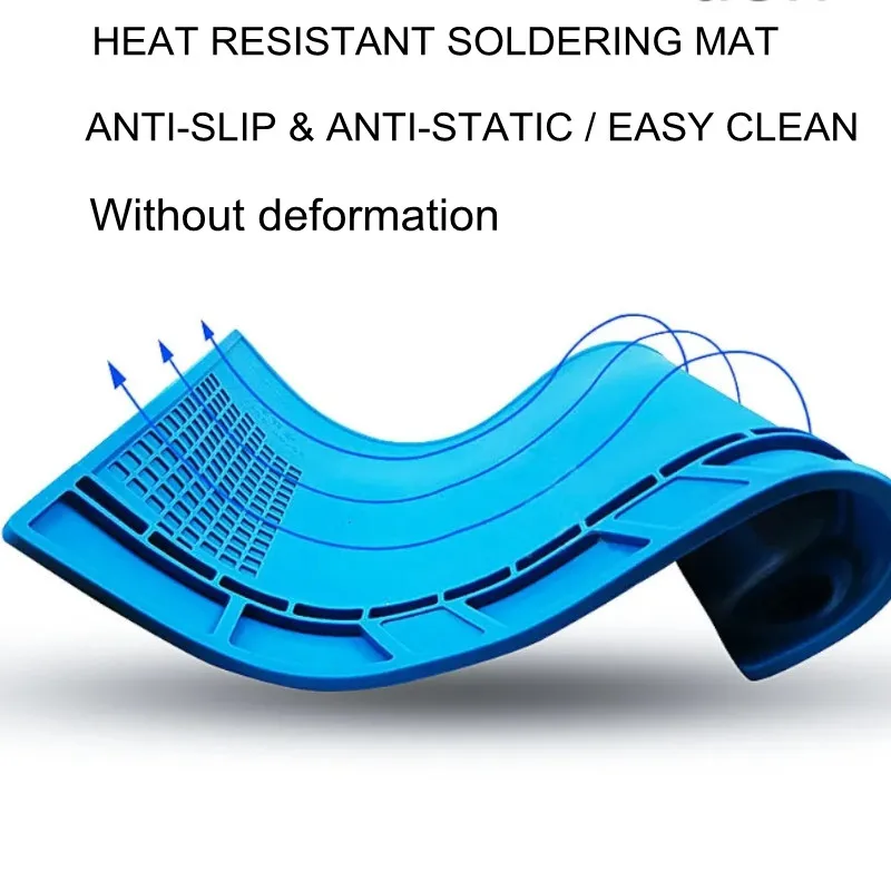 Nền Tảng Cách Nhiệt Silicon Đệm Điện Thoại Di Động Máy Tính Sửa Chữa Máy Tính Khí Nóng Súng Ga Thảm BGA Hàn Công Cụ Sửa Chữa