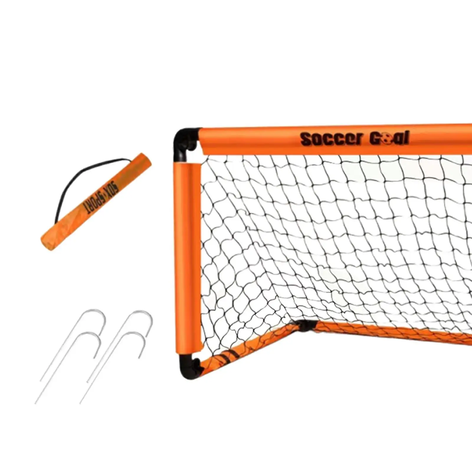 Porta da calcio compatta pieghevole per porta da calcio per bambini per parco giochi nel cortile