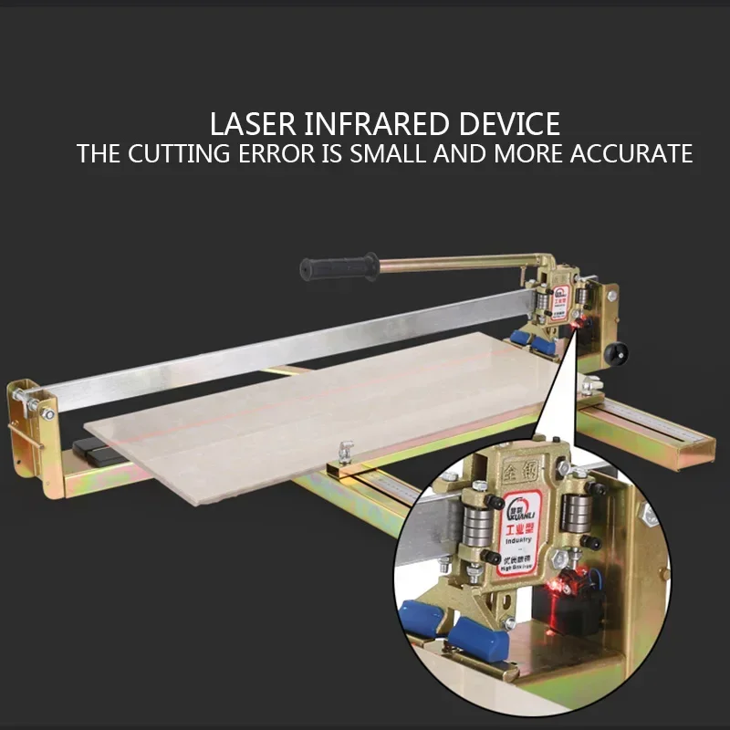 

Ceramic Tile Cutter Manual Folding Infrared Positioning Ceramic Tile Push-Pull Knife All-Steel Floor Tile Cutting T