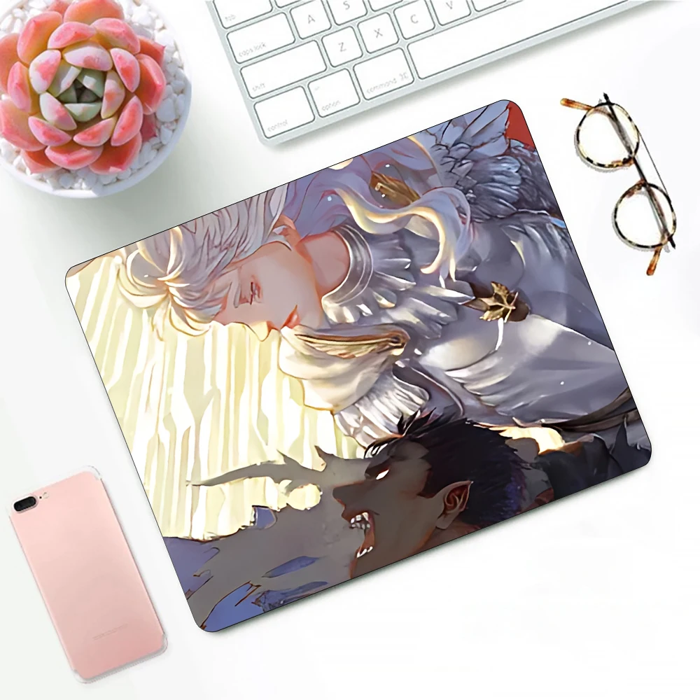 Anime Berserk Gaming Mouse Pad XS Small Mousepad For PC Gamer Desktop Decoration Office Mouse Mat Deskmat Rug