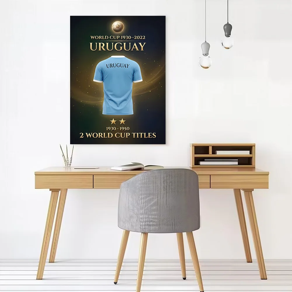 Uruguay Titles Printed Canvas Poster Personalized High Quality Wall Art Paintings for Specialty and Themed Home Decor Painting