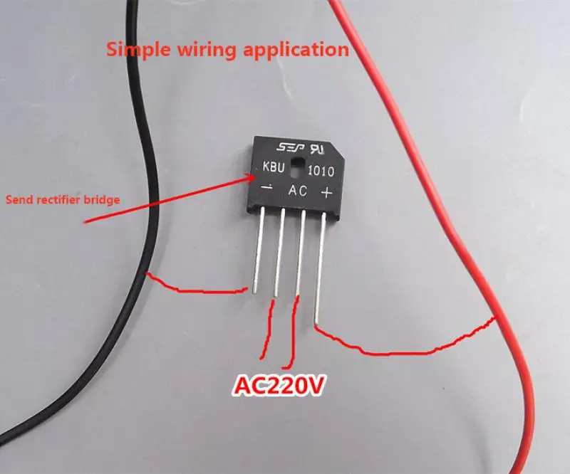 Motor de desaceleración rectificador de 220V, 7 tipos, par de gran potencia, imán permanente, Motor de desaceleración de CC, puente rectificador de alimentación