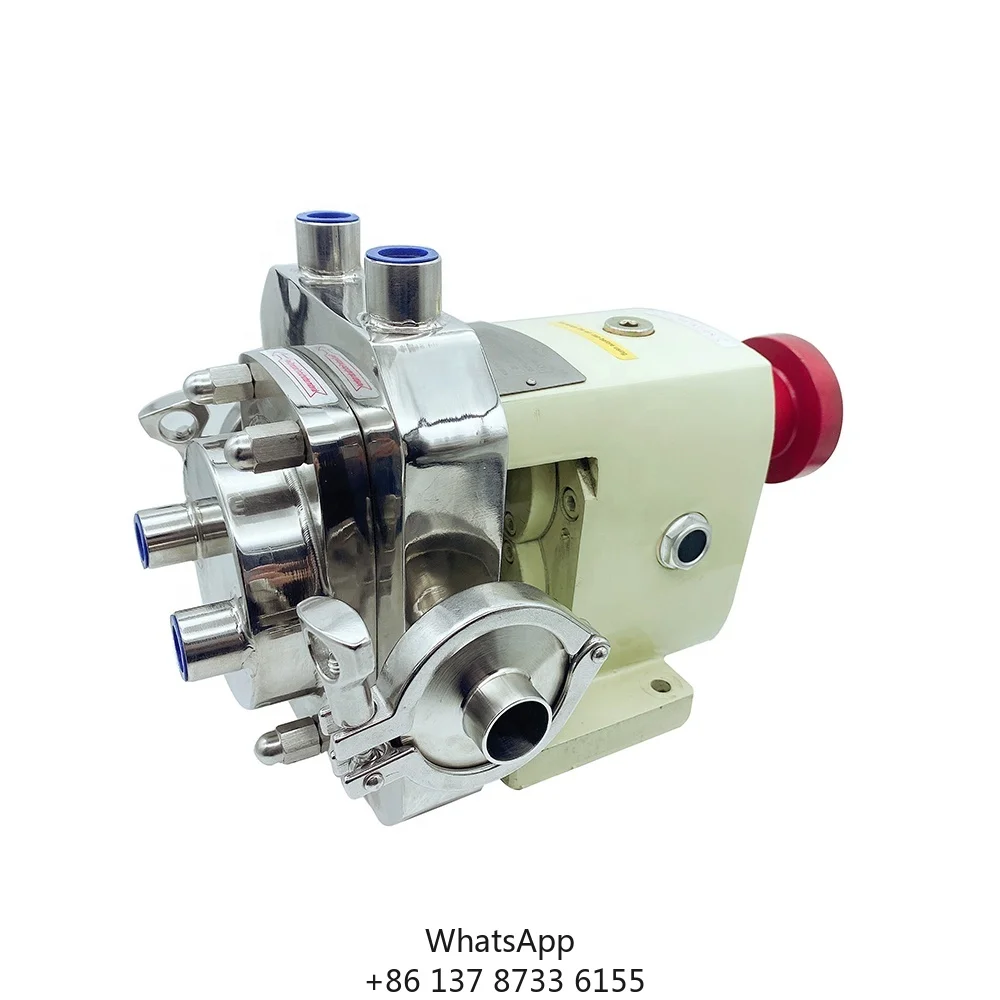 

0.55kw Chocolate Zb3a-3 Hygienic Sanitary Stainless Steel SS304 Rotary Lobe Pump Head With Insulation Jacket