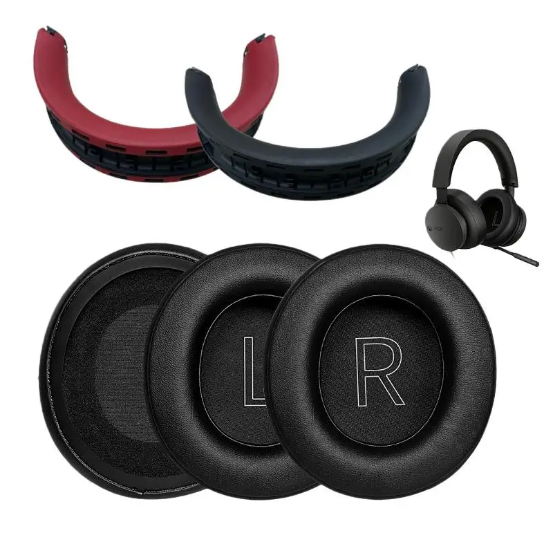 2/3Pcs Headphones Earmuffs Mesh Memory Covers Sponge Protein Earphone Pads For Microsoft Xbox Series X/S One PC Earpads