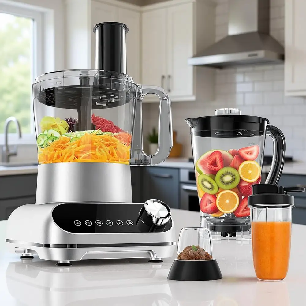 

6-Function Blender with 72oz Jar, 64oz Processor Bowl, To-Go Cup, and Grinder Cup